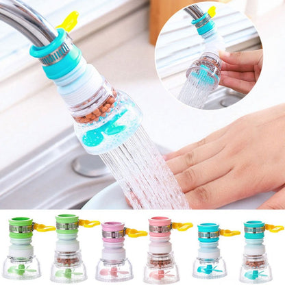 New Fan Faucet With Clip 360 Adjustable Flexible Kitchen Faucet Tap Water Filter