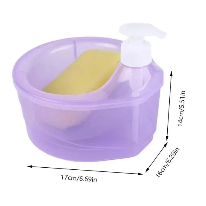Liquid Soap Dispenser Set Sink Organizer Pump soap dispenser Foaming Chrome Plastic Elegant Hand Pump Dispenser