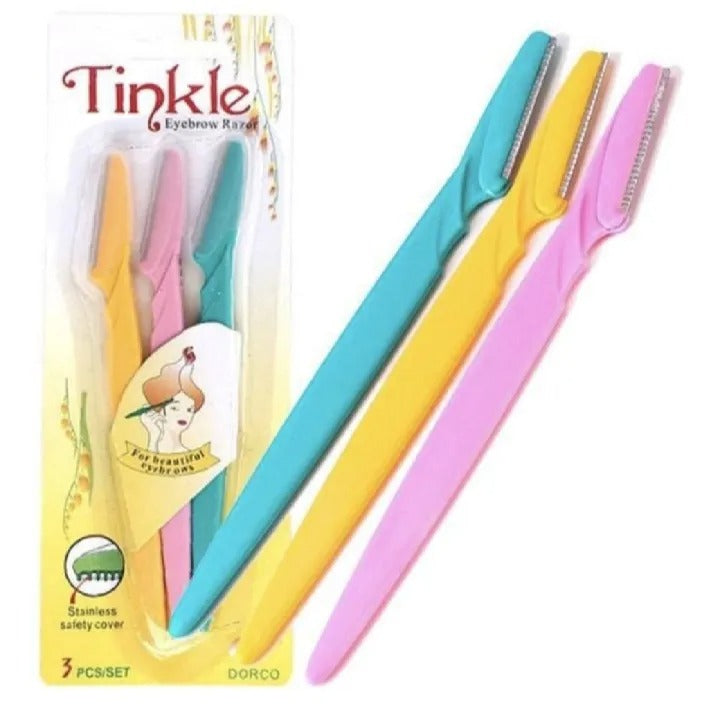 Tinkle Eyebrow Razor for women pack of 3