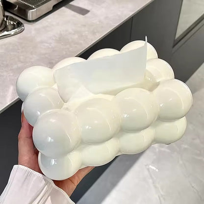 Luxury Bubble Design Tissue Box Desktop Organizer