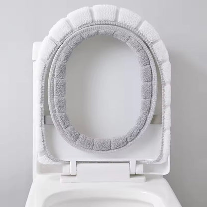 Toilet Seat cushion O-shaped Toilet Large Toilet Cushion Cover Household Thickened Elastic Toilet Gasket