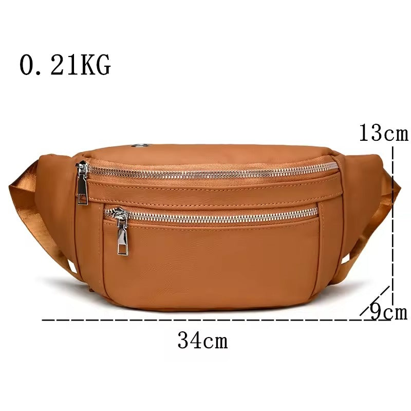 Men's Shoulder Bag Waterproof Oxford Cross Body Chest Bags