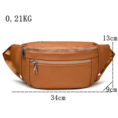 Men's Shoulder Bag Waterproof Oxford Cross Body Chest Bags