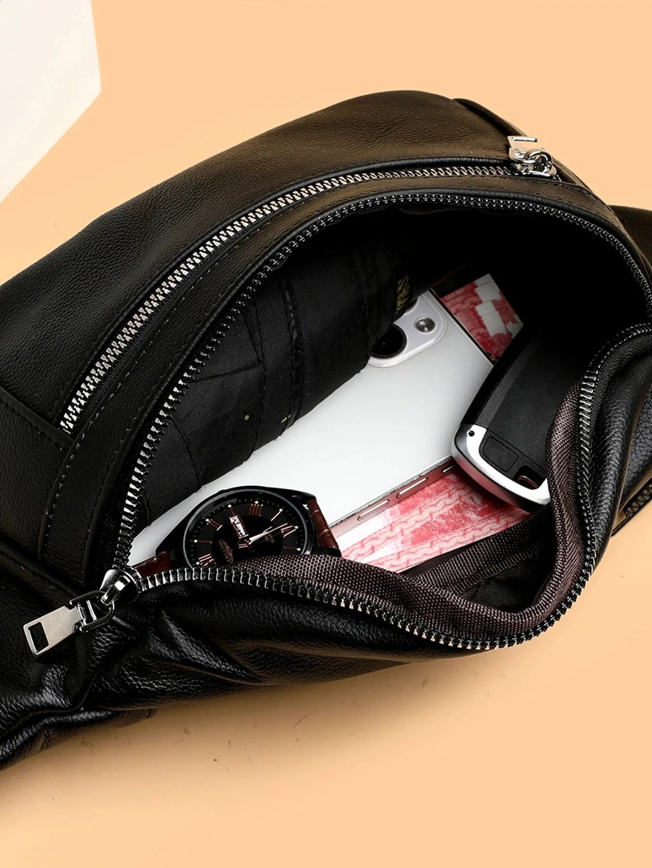 Men's Shoulder Bag Waterproof Oxford Cross Body Chest Bags