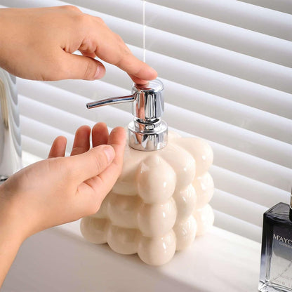Bubble Ceramic Soap Dispenser