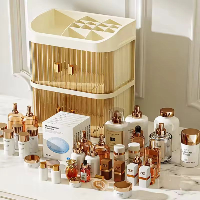 Modern Minimalist Cosmetic Storage Box Desktop Organizer