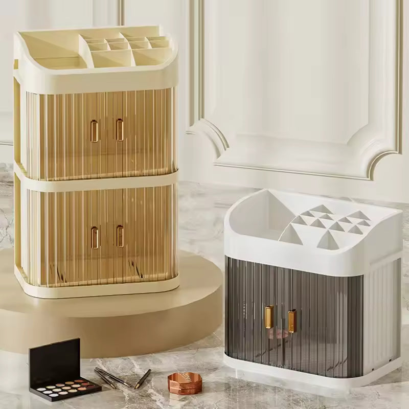 Modern Minimalist Cosmetic Storage Box Desktop Organizer