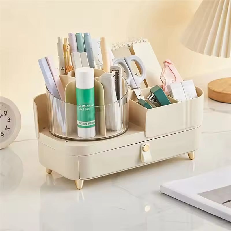 Multifunctional Desktop Rotating Cosmetics Organizer