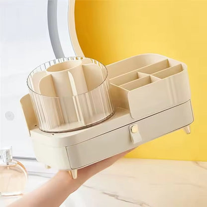 Multifunctional Desktop Rotating Cosmetics Organizer