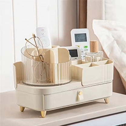 Multifunctional Desktop Rotating Cosmetics Organizer