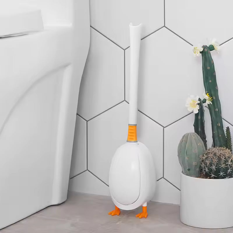 Bathroom Cleaning Duck Shape Toilet Brush