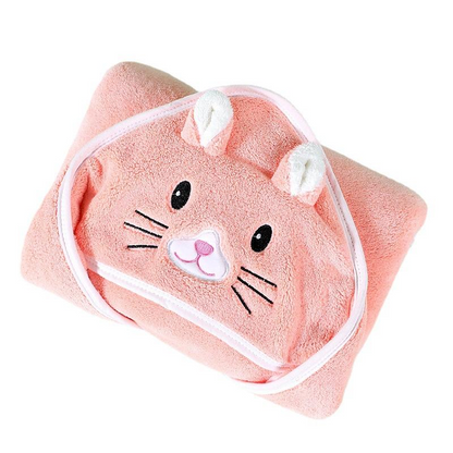 Solid Color Baby Bath Towels Newborn Baby Blanket Hot Selling Children Nightwear Bathrobe