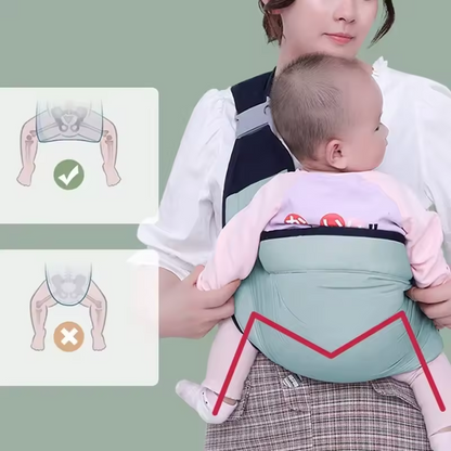 Ergonomic Baby Carrier Wrap – Multifunctional Ring Sling for Baby & Toddler