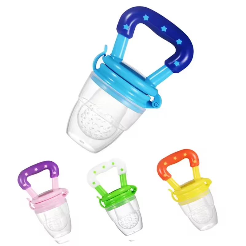 Silicone Baby Pacifier & Fresh Fruit Feeder – Soft Infant Nipple Soother for Newborn Girl/Boy