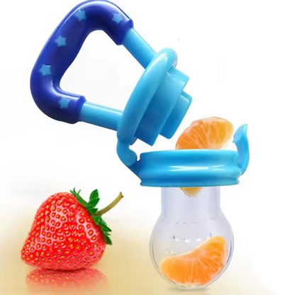 Silicone Baby Pacifier & Fresh Fruit Feeder – Soft Infant Nipple Soother for Newborn Girl/Boy