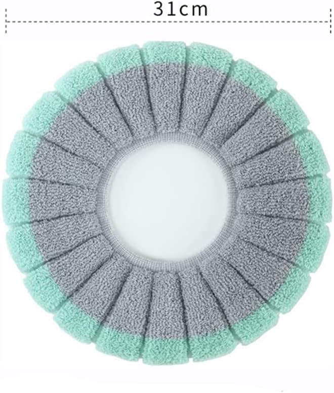 Plush Universal Toilet Seat Cover – Soft, Washable, Stretchable Cushion (Multiple Colors)