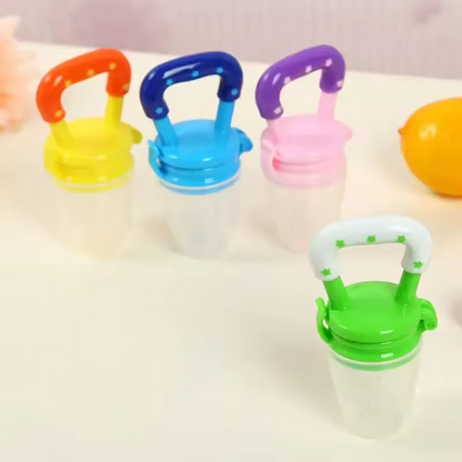 Silicone Baby Pacifier & Fresh Fruit Feeder – Soft Infant Nipple Soother for Newborn Girl/Boy