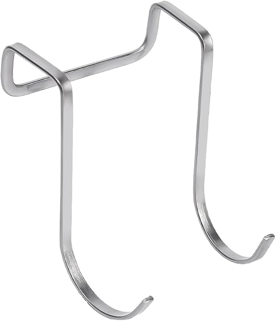 2Pcs Stainless Steel Multi-Use Over Cabinet Hook, Drawer Hanger Hook Heavy Duty Hooks