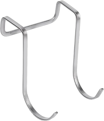 2Pcs Stainless Steel Multi-Use Over Cabinet Hook, Drawer Hanger Hook Heavy Duty Hooks