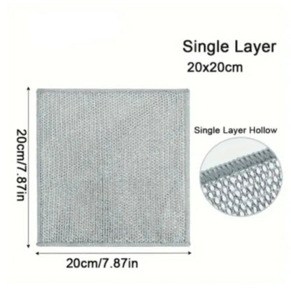 10 pcs Wire Cloth for Dish Washing Kitchen Cleaning Cloth Non-stick  Household Cleaning Accessories Dish Clean Wire Clothes