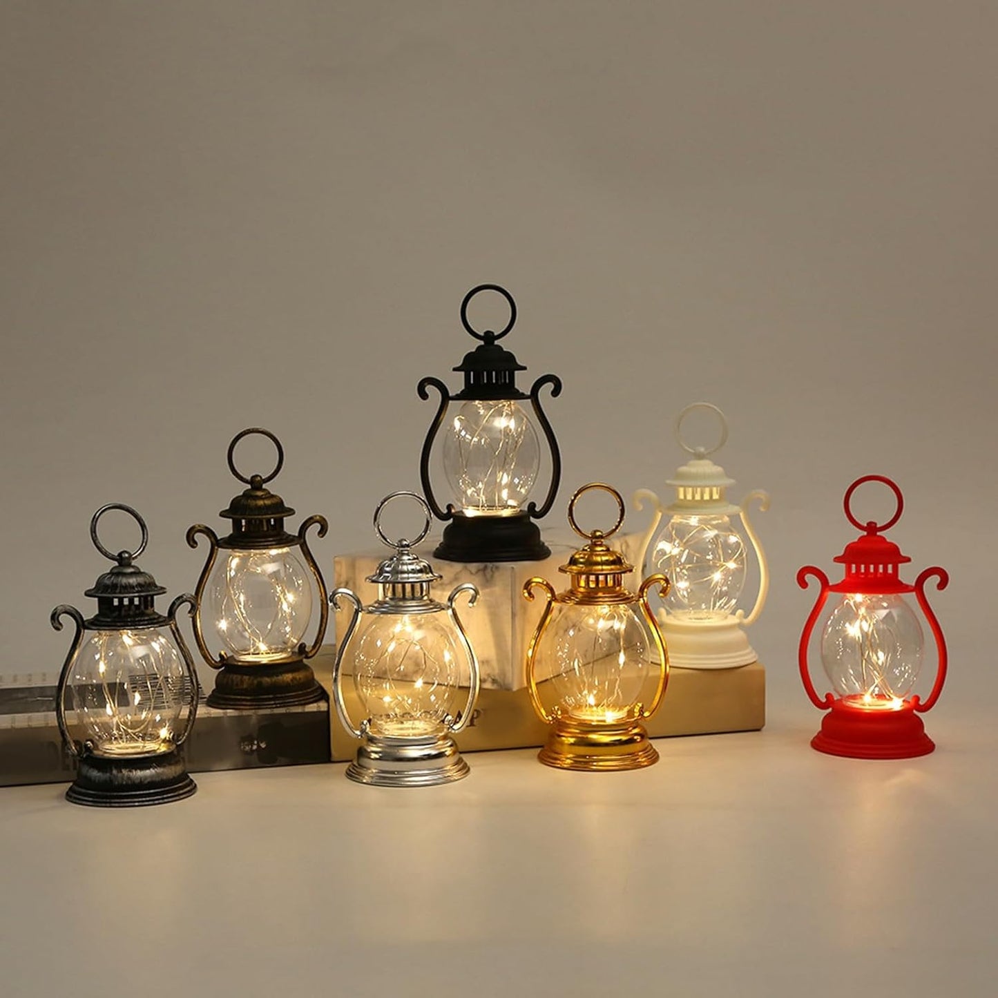 Mini LED Candle Lantern Shape Light For Room & Side Table Décor