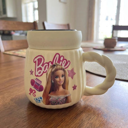 BARBIE CERAMIC MUG – CUTE DESIGN COFFEE & MILK CUPS