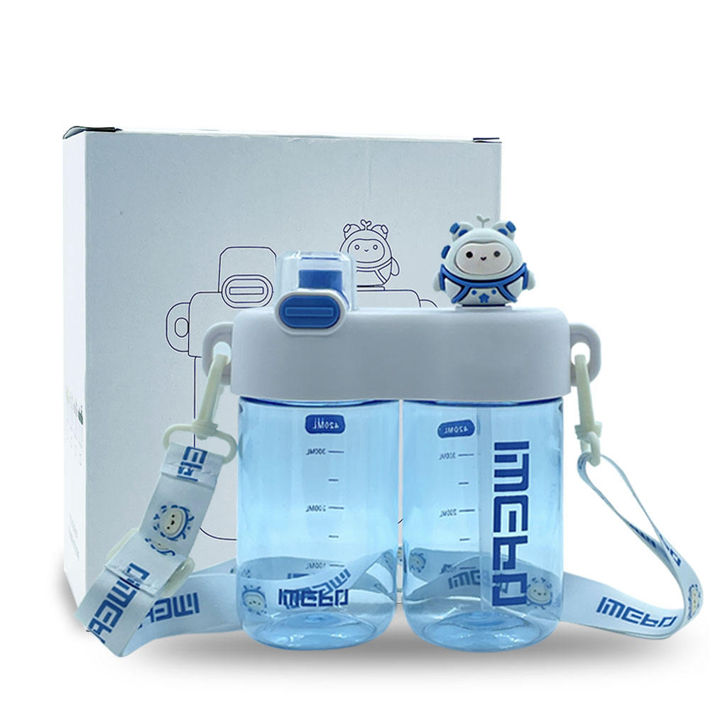 Leak-Proof Kids Sippy Cup with High Capacity - BPA-Free & Portable Cartoon Design