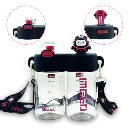 Leak-Proof Kids Sippy Cup with High Capacity - BPA-Free & Portable Cartoon Design