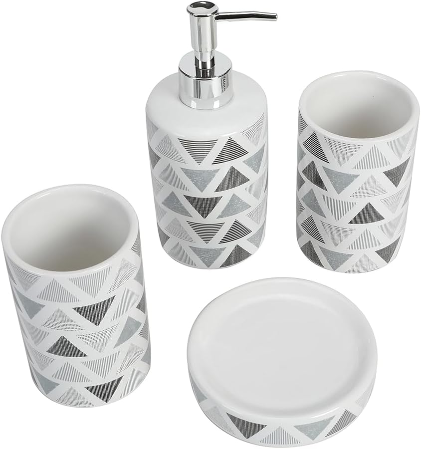 4-Piece Cereamic Bathroom Set