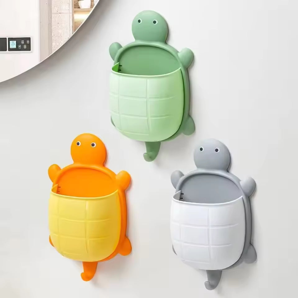 Cute Cartoon Turtle Toothbrush Multipurpose Holder