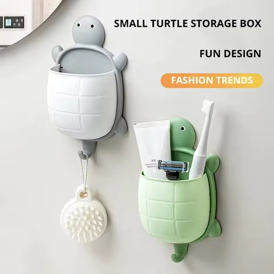 Cute Cartoon Turtle Toothbrush Multipurpose Holder
