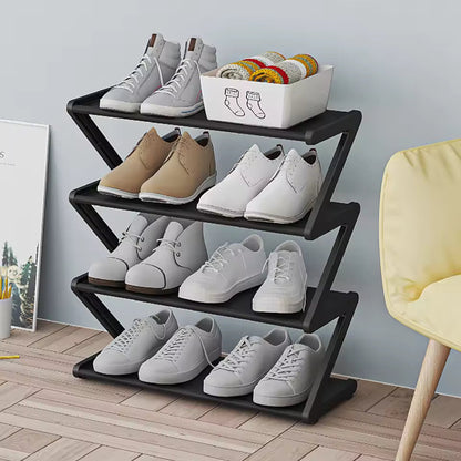 4 Layer Plastic Multi Layer Shoes Rack