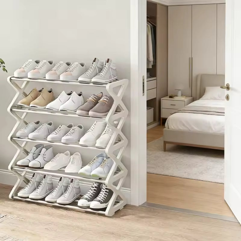 5 Layer Folding Shoe Rack Organizer