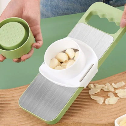 5-in-1 Multifunctional High-Quality Vegetable & Fruit Slicer with Five Changeable Blades Hand Protector