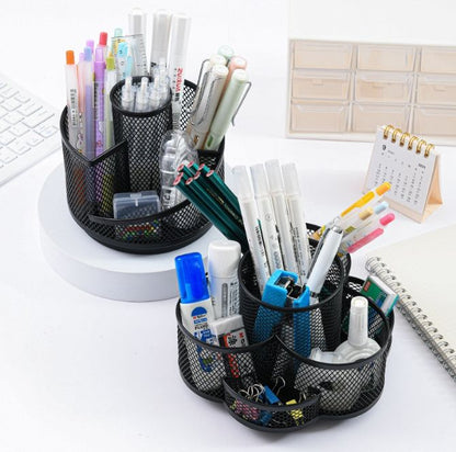 360 DEGREE METAL STATIONERY HOLDER