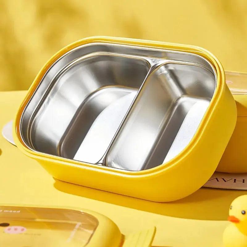 Steel lunch box grade compartment lunch container stainless steel insulated food box