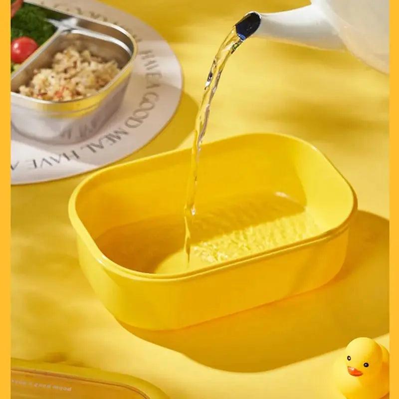Steel lunch box grade compartment lunch container stainless steel insulated food box