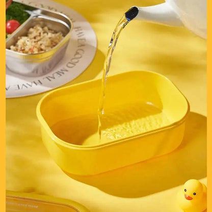 Steel lunch box grade compartment lunch container stainless steel insulated food box