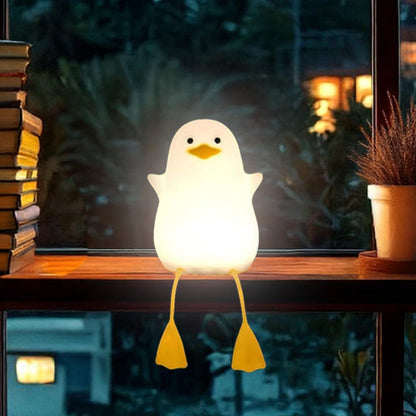 Cute Duck Night Lamp, Gifts for Women Teen Girls Baby, Kigs Seagull Night Light, Silicone Duck for Children Toddler
