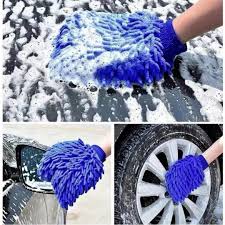 Microfiber Car Cleaning Cloth Towel Gloves Washing Cleaning Anti Scratch Car Washer Random Color