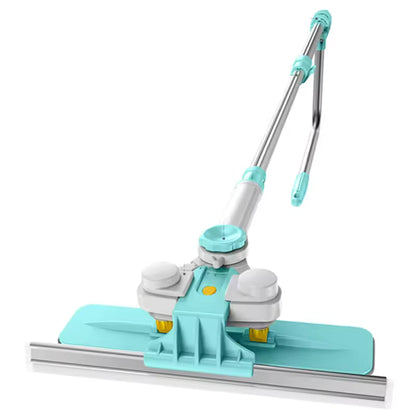 U-Shaped Window Glass Cleaner, Retractable Pole Washing Dust Cleaner Brush, Double-Sided Glass Cleaning Tool
