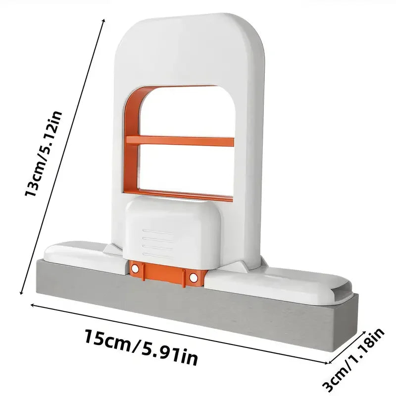 Foldable Desktop Mop, Mini Sponge Mop, Portable Mini Self Squeezing Wet Dry Mops for Bathroom & Kitchen