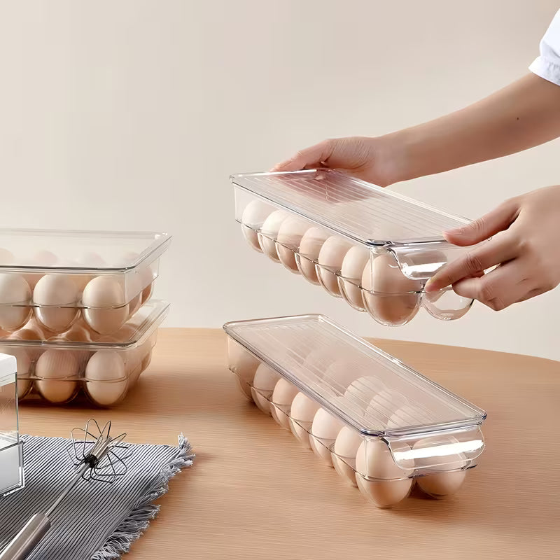 Acrylic Egg Storage Box With Lid