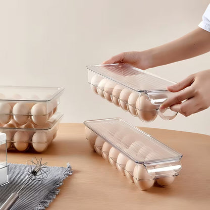 Acrylic Egg Storage Box With Lid
