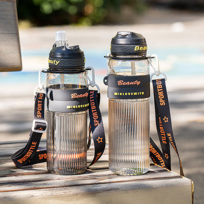 Kids Water Bottle – 600ml Lightweight Bottle with Easy Flip Lid