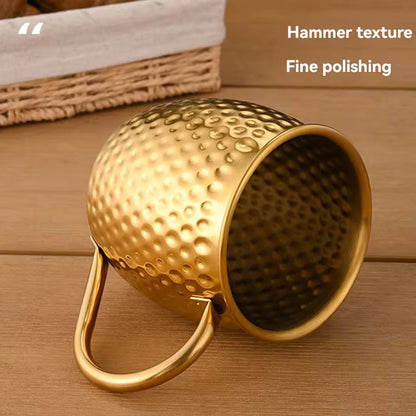 Stainless Steel Cocktails Cup, Russian Style Beverage Cup, Drinkware Party Cup