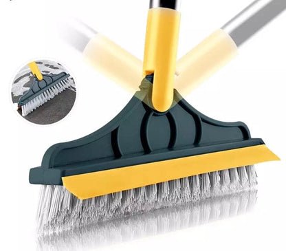 3 in 1 Floor Scrub Brush Adjustable Rotating Broom Brush