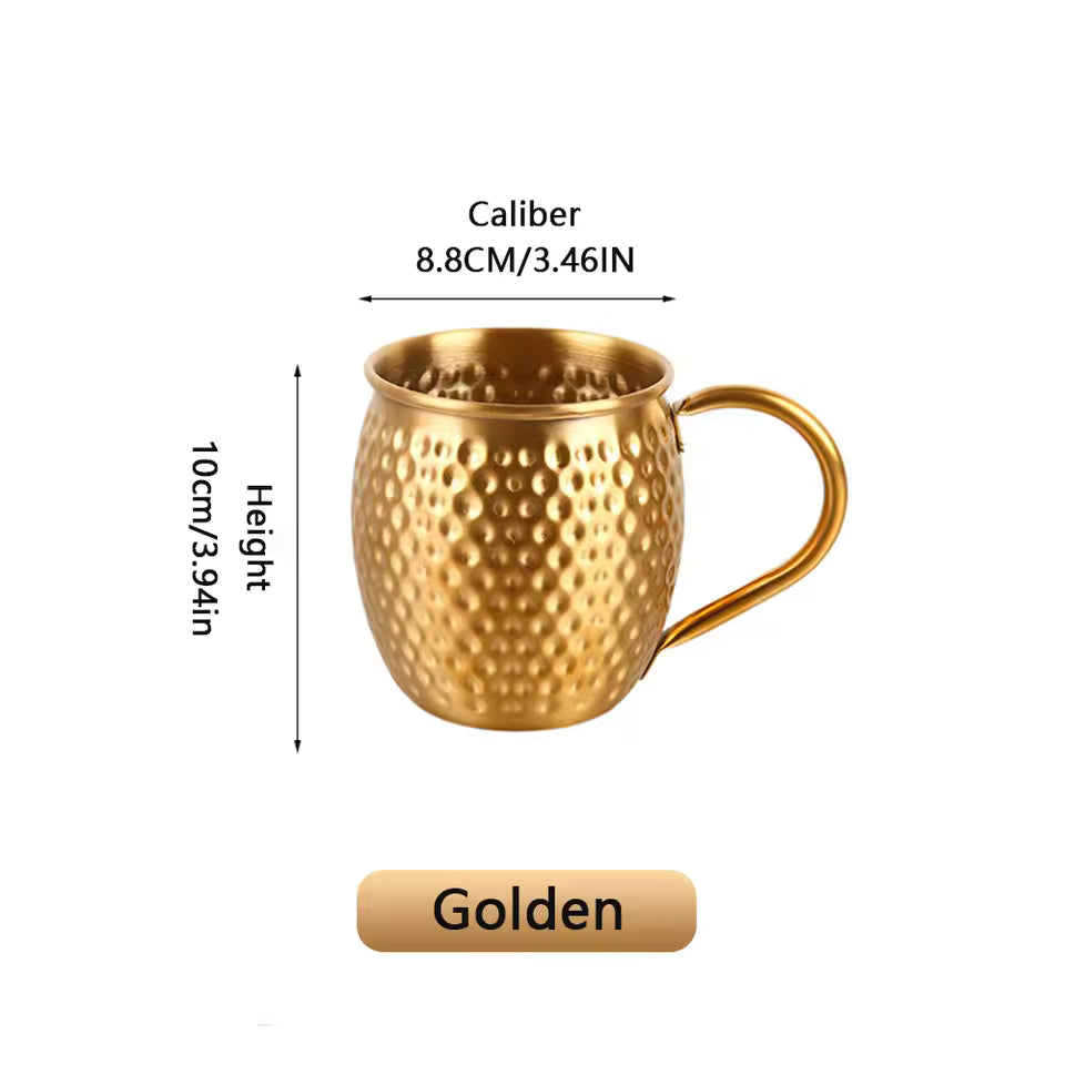 Stainless Steel Cocktails Cup, Russian Style Beverage Cup, Drinkware Party Cup
