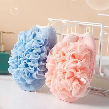 2 in 1 Exfoliating Glove – Loofah Bath Scrubber