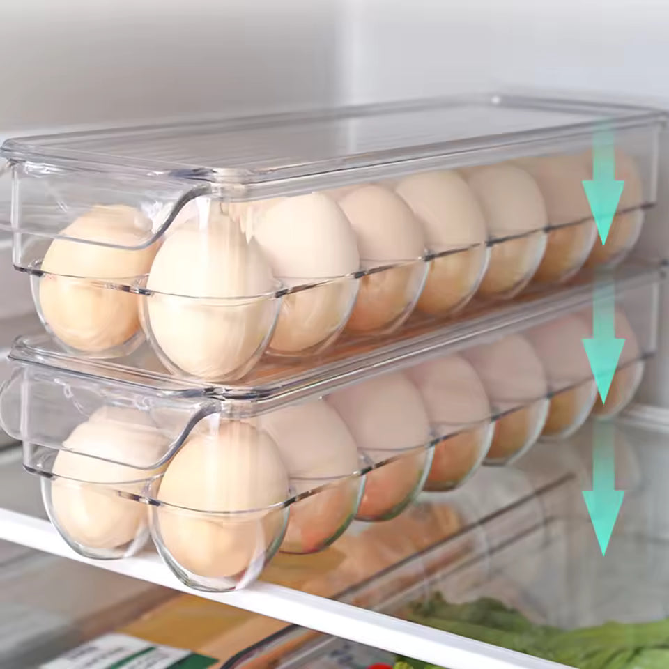 Acrylic Egg Storage Box With Lid